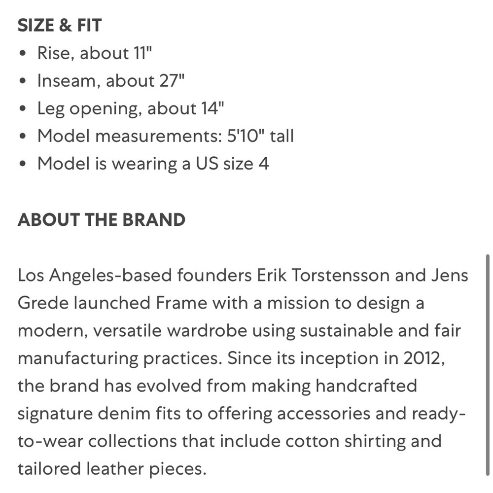 FRAME Jeans Ultra High Rise Barrell - Picture 12 of 12